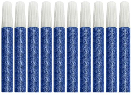 Glitter Glue Pens Bulk 10 Colors Crafts Glitter Glue Rainbow Stick For Crafts Supplies For DIY Arts Projects Scrapbooking Cards (Light blue, One Size)