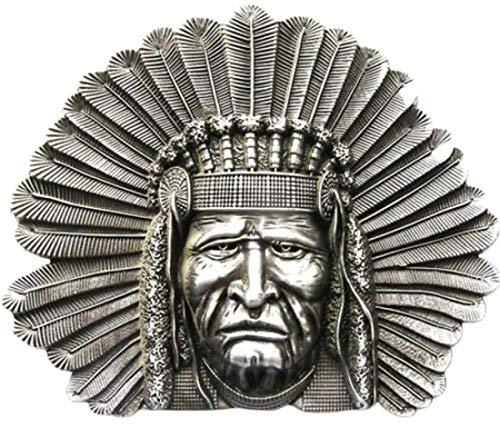 Piratenladen Buckle Indianer, Western, Indian Chief - Gürtelschnalle