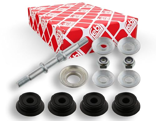 febi bilstein 27262 Verbindungsstange mit Lagern, Unterlegscheiben und Muttern, 1 Stück
