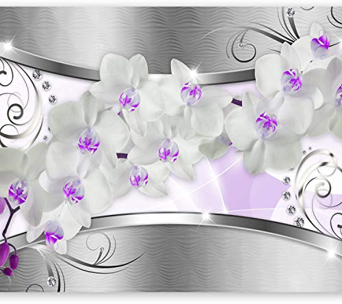 Fototapete murando 350x256 cm Vlies Tapeten Wandtapete XXL Moderne Wanddeko Design Wand Dekoration Wohnzimmer Schlafzimmer Büro Flur Blumen Orchidee Natur b-A-0111-a-d