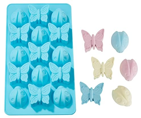 Silikonform Marienkäfer-Schmetterling