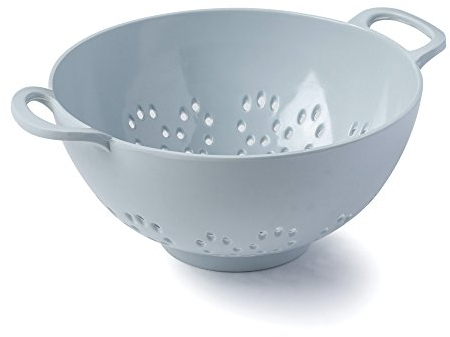 Zeal G209B Colander Small (6”/15cm), Melamine, Duck Egg Blue, 19.5 x 15 x 7.5 cm