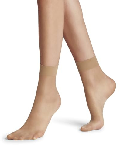 FALKE Women's Seidenglatt 15 DEN Pop Socks Sheer Transparent Plain Shiny Resistant Comfort Wide Tops For A Soft Grip On The Leg Non-Laddering Toes Fine Soft Yarn 1 Pair