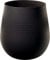Villeroy & Boch Collier Noir Jarrón Carré No. 1, Porcelana, Negro, Grande