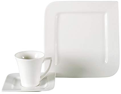 Retsch Arzberg 149910181 Fantastic Kaffeeservice, New Bone China Porzellan, weiß, 18-teilig (1 Set)