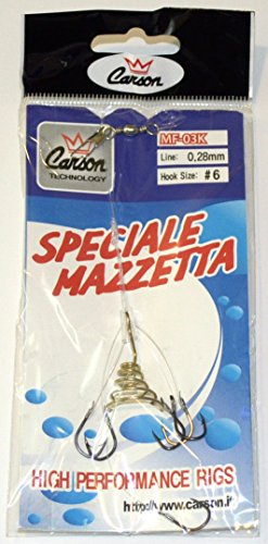 mazzetta cefalara pesca cefalo molla innesco pastura pane mare amo n. 8