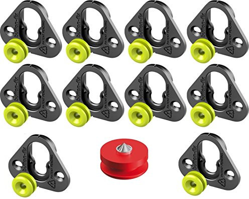 Button fix Lot de 10 fixations et de raccordement de type 1 pour panneaux parallèles avec marqueur