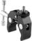 ChromLives Super Clamp Photography Camera Crab Clamp with 1/4-20 to 1/4-20 Screw Converter for 15mm Rods/Lights/Umbrellas/Shelves/Cross Bars and More