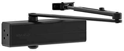Tesa Assa Abloy DC140-D9005, Cierrapuertas de brazo articulado, Negro