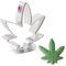 Marihuana-Keksausstecher in Kanabisform Hanf Blatt Ausstechform, 8,9 cm von Ann Clark Cookie Cutters