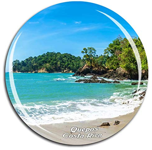 Weekino Manuel Antonio Nationalpark Quepos Costa Rica Kühlschrankmagnet 3D Kristallglas Tourist City Travel Souvenir Collection Geschenk Stark Kühlschrank Aufkleber