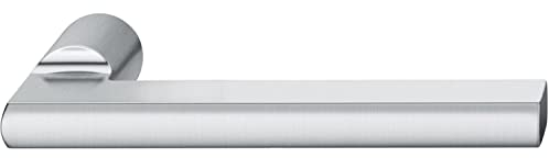 FSB 0 10 1035 04600 6204 Drückerlochteil Türgriff universal, Türdrücker gerade abgeflacht ASL AGL, Edelstahl matt 10103504600, Silber