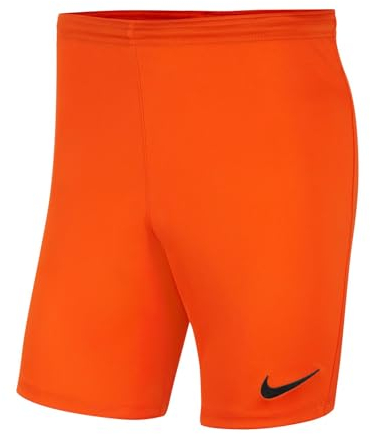 Nike Dri-fit Park 3, Pantaloncini Da Calcio Uomo, Sicurezza Arancione Nero, S