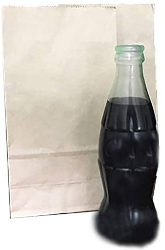 Enjoyer Vanishing Coke Bottle Magische Flasche Coke Leere Gimmick Magische Bühne Illusionen Magische Accessoires (schwarz)