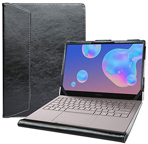 Alapmk Schutz Abdeckung Hülle für 13.3 Samsung Galaxy Book S/Galaxy Book Ion 13 NP930XCJ/Galaxy Book Flex α 13 NP730QCJ/Galaxy Chromebook 2 XE530QDA[Not fit Galaxy Book Flex 13 NP930QCG],Schwarz