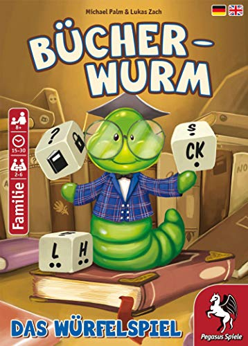 Pegasus Spiele 18335G - Bücherwurm, Das Würfelspiel