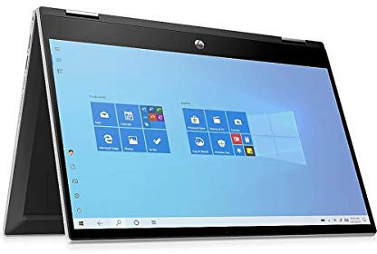 HP 14 x 360 <> Convertible (2 en 1) <> Argent <> Écran tactile 14 FHD <> Intel Core i5 1035G1 <> 64 Go de RAM <> 250 Go SSD <> Windows 10 Pro.