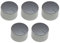 Kit 5 manopole Whirlpool colore argento silver 481010523832 - C00325018 per cucina piano cottura a gas - M0243/KIT - Prodotto originale