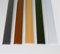 Großes EXCOLO PVC Abdeckprofil Abschlussleiste Profile für Sichtschutzzaun Sichtschutzmatte (Grün)