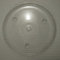 28cm Épaisseur Qualité Micro-ondes Four Verre Plaque Rotary Trou carré Vitrine Plat Core Core