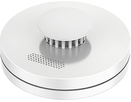 CPVAN Wireless Interlinked Heat Alarm with 10 Year Sealed For Life Battery, BS 5446 CE Certified, Linked Heat Detector for Kitchen, Battery Powered, Low-Battery Alert and LED Warning. 1 Pack