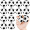 Ainiv 12 Stück Schaumstoffbälle, Stress Bälle, Mini Sportbälle, Antistressball für Schaum, Stressabbau Bälle Spielzeug für Kindergeburtstag Mitgebsel, Kinder und Erwachsene für Party - Fußballstil
