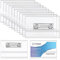 Faccito Magnetische Namensschildhalter 9 x 5,5 cm ID PVC Namensschilder Magnet Namensschilder für Kleidung Arbeit Konferenz Abzeichen Horizontaler Ausweishalter für Schule Unternehmen (10 Stück)