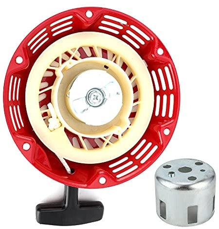 Benzinmotor-Seilzugstarter, Rückstoßstarter, Seilzugstarter, 168 Mm Rückpralltrommel mit Starterbecher, Kompatibel mit 23 KW Rasenmäher-Ersatzteilen