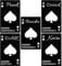 5PCS Personalised Bottle Openers Credit Card Size, Groomsmen Best Man Gifts for Wedding Bachelor Party, Stainless Steel Beer Bottle Opener, Spade A Black