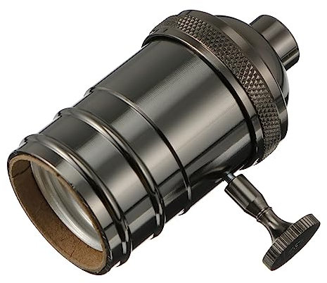 OSALADI E27 Vintage Lampenfassung Retro Pendelleuchte Aus Aluminium Hitzebeständig Installieren Für Selbstgemacht Beleuchtungsprojekte Antikes Design Kompatibel Mit Edison