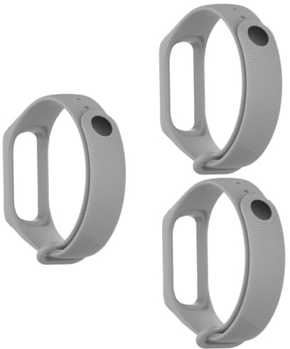 HEMOTON 3pièces Bracelet Silicone Neutre Twill Compatible Avec Montre Élégant Et