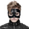 keland Kunststoff Halloween Halbmaske Phantom Maske Kostüm Venezianische Maskerade Maske für Damen Herren (Schwarz-001)