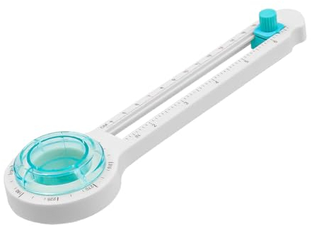 NUZAMAS Cortador de papel circular circular de 10 a 32 cm, cortador de papel redondo ajustable, herramienta de scrapbooking para arte, manualidades, tarjetas, etc