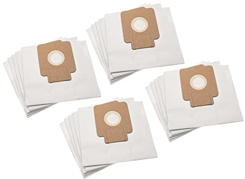 vhbw 20x Sacs compatible avec Hoover BV71_BV20021, BV71_BV30011, BV71_BV20011 aspirateur - papier, 16,5cm x 18cm beige