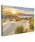 MuchoWow© Leinwände Groß 120x80 cm XXL Wall Decoration Bilder für die Wand Schlafzimmer Deko Pictures Canvas Painting Wanddekoration Wohnzimmer Sonnenuntergang - Dünen - Strand - Landschaft