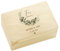 Erinnerungsbox Hochzeit Erinnerungskiste Geschenkbox Hochzeit Schatztruhe Hochzeit Hochzeitskiste für Brautpaar Holzkiste Hochzeit mit Gravur personalisiert Hochzeitsgeschenk (Eukalyptuskranz, M)