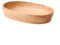 ZAMETTER Wooden Salad Bowl Multipurpose Boat Shaped Bowl Bread Fruits Bowl Snack Dessert Salad Bowl Hand Crafted Wooden Thickened Tray (17x9.5x4.5cm)