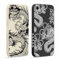 Pnakqil 2 Pièces Coque pour iPhone XR 6,1, Etui avec Motif Dragon Oriental et Peint Dessin Latéral Souple Silicone Case Housse Téléphone Ultra Mince Antichoc Caméra Protection Cover