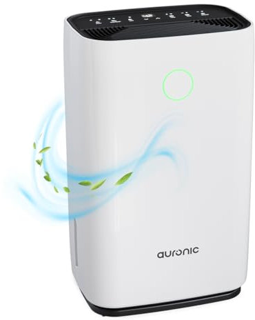 Auronic Luftentfeuchter Elektrisch 20L - Entfeuchter Elektrisch - Luftentfeuchte - Raumentfeuchter Elektrisch - Elektrischer Luftentfeuchter - Trocknungsgerät - Lufttrockner - Dehumidifiers for Home