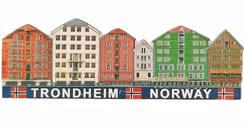 Trondheim Norwegen Tourist Souvenir 3D Kühlschrank Magnet Kühlschrank Dekoration Magnete