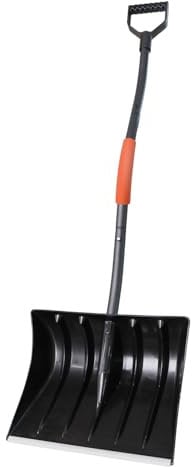 Large Capacity Snow Shovel - 48.5-Inch Durable Snow Removal Shovel with 16-Inch Wide Shovel - Comfortable Handle for Faster and Efficient Snow Clearing