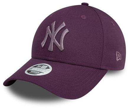New Era MLB Baseball Accessorio Berretto da Donna New York Yankees Regolabile Logo della Squadra NY Viola