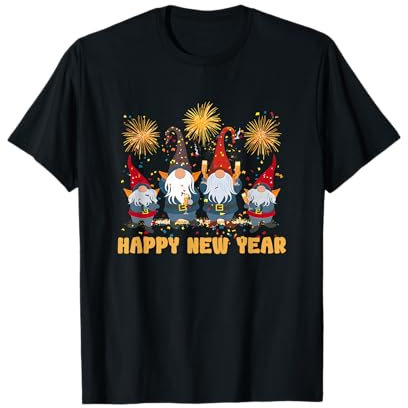 Nains de célébration Happy New Year 2025 Jollification élégante T-Shirt