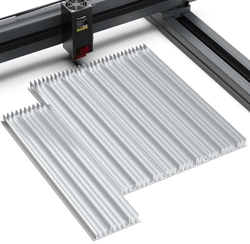 Lovandare Honeycomb Wabentisch 400 x 400mm Laser Wabentisch für CO2 Lasergraviermaschine/Laserschneider, kostenlose Montage, Schutz für den Schreibtisch, schnelle Wärme und Rauchableitung