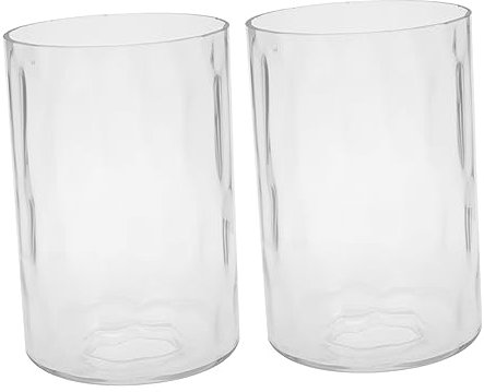 UKCOCO 2stücke Lampenschirm Transparent Haushaltslampenschirm Dekorativ Einfache Installation Ohne Augenschmerzen Diffuses Licht Warme Atmosphäre Zimmerdekoration