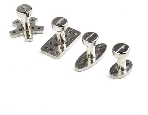 Lot de 8 languettes de colle en alliage de zinc pour débosselage de voiture facile à utiliser