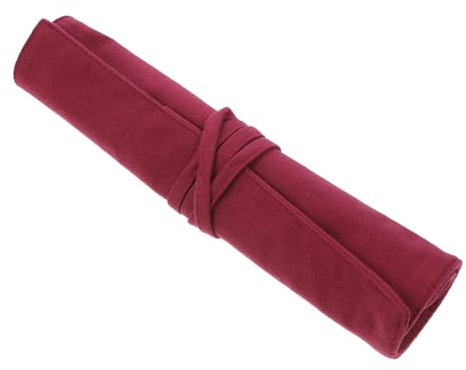 MUCKLILY Portable Cutlery Pouch Case Roll Kitchen Knife Storage Bag Dirt-Proof Camping Cutlery Carrier for Outdoor Use