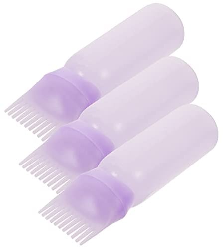 Happyyami Applikatorflaschen mit Kammkopf für Haarfärbung