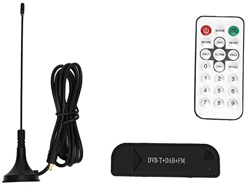 Respicefinem RTL2832U Clé USB DVB T FM SDR Tuner TV numérique Récepteur Ground Enregistrement vidéo et Radio numériques Enregistrement vidéo numérique en Temps réel Prise en