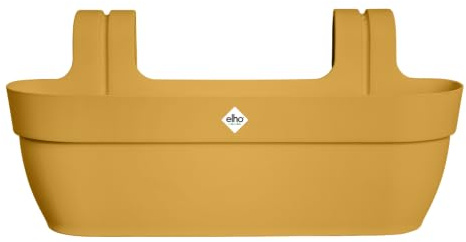 elho Vibia Campana Easy Hanger XL 58cm Pflanztöpfe - Honig Gelb | L 23.7 x B 56 x H 26.8 cm | Für den Außenbereich geeignet | 100 % recycelter Kunststoff